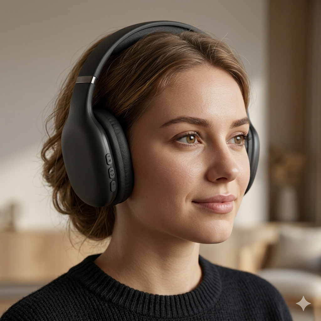 Auriculares Inalámbricos Diadema Sonido HiFi y Confort