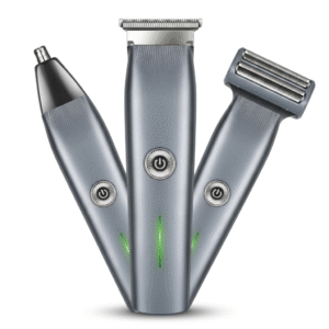 Kit de Afeitado Masculino 3 en 1 - 3 Cabezales Intercambiables