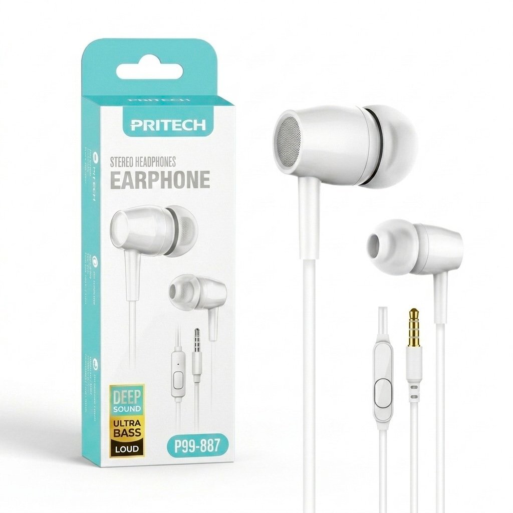 Auriculares con Cable y Micrófono para Jack