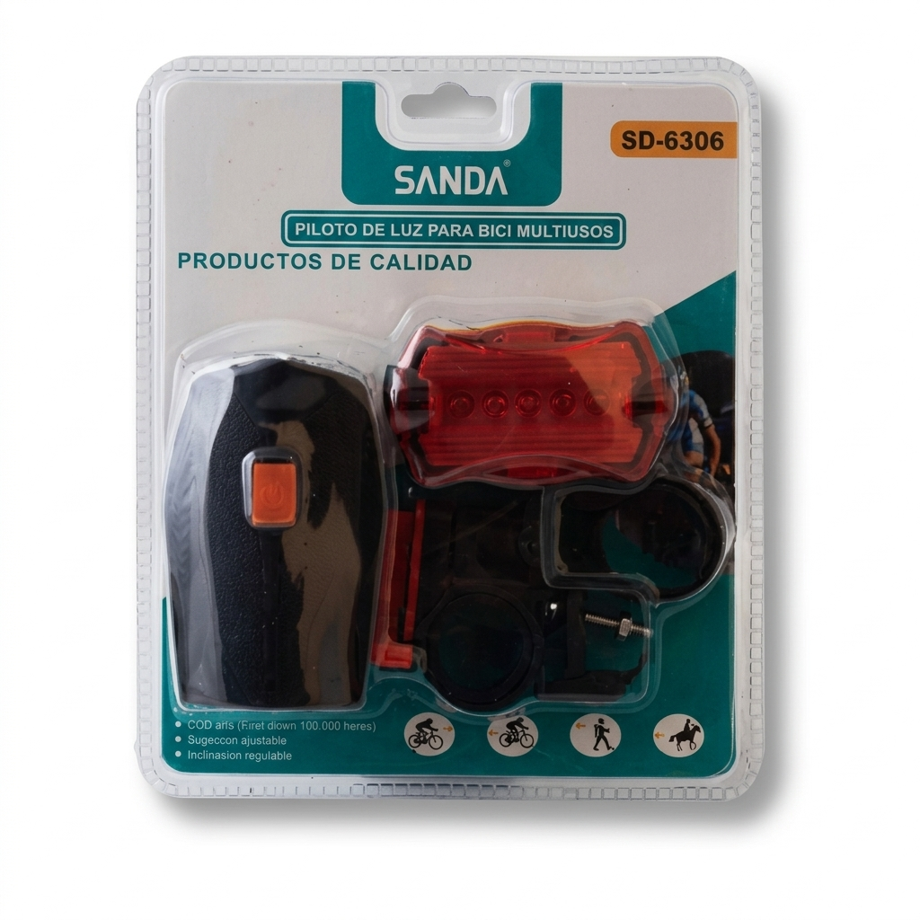 Set de Luces LED Bici Seguridad Total para tu Camino