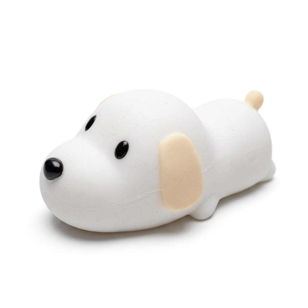 Luz Nocturna de Silicona Perrito Compañero de Sueños