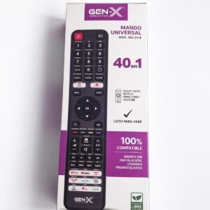 Mando a distancia universal para TV y Smart TV 40 en 1