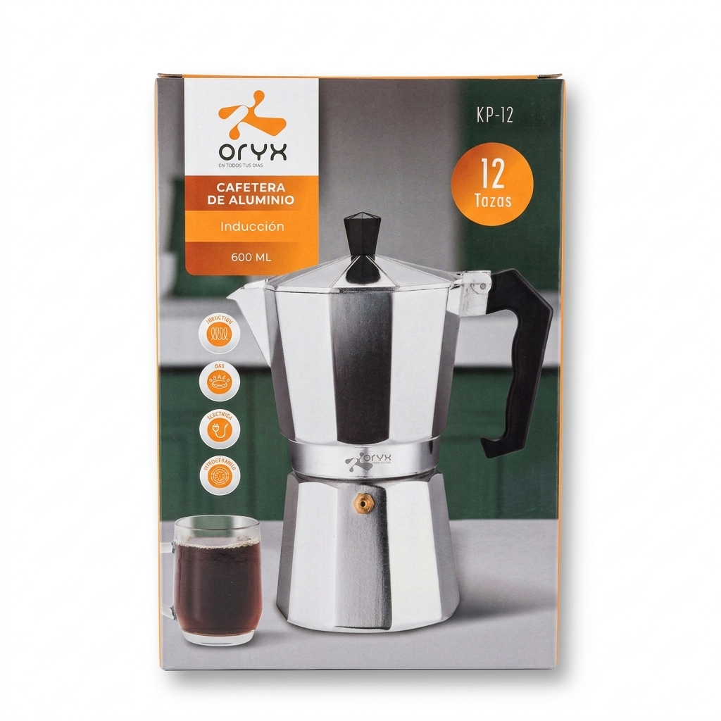Cafetera Italiana de 12 Tazas 600ml