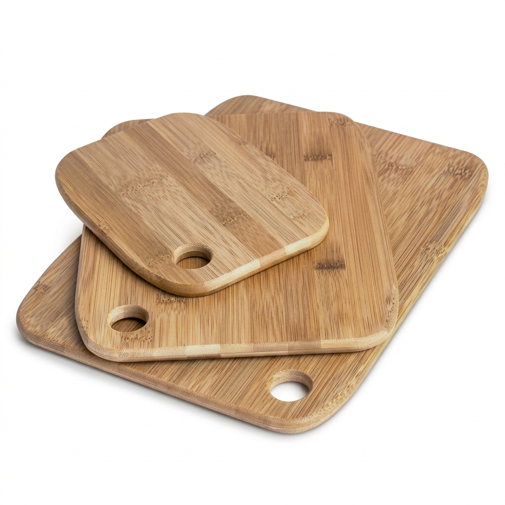 Set de 3 Tablas de Cortar de Bambú