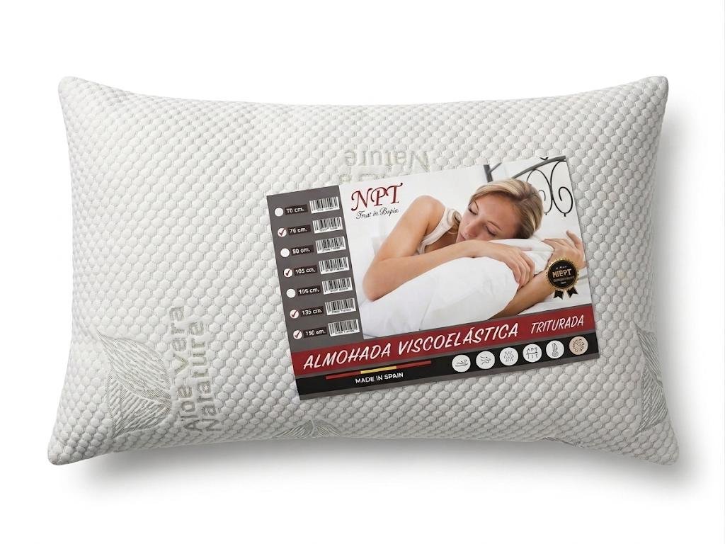 Almohada Viscoelástica Copos Triturada 70cm