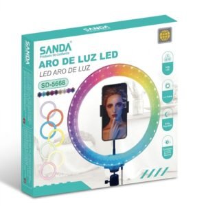 Aro de Luz con Bluetooth Remoto RGB LED
