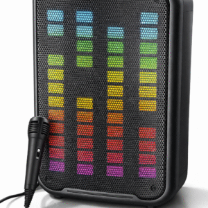 Altavoz Inalámbrico de 8 Pulgadas – Potencia y Luces Led