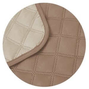Cubre Sofá Bicolor Reversible 2 Plazas - Beige