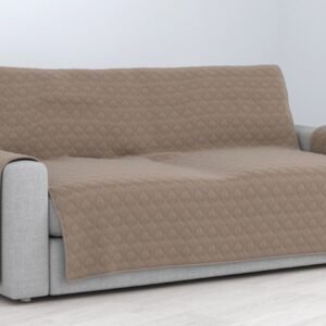 Cubre Sofá Bicolor Reversible 3 Plazas - Beige