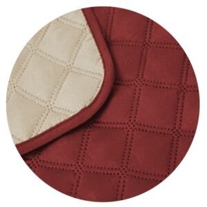 Cubre Sofá Bicolor Reversible 1 Plaza - Burdeos