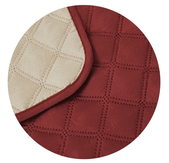 Cubre Sofá Bicolor Reversible 1 Plaza - Burdeos
