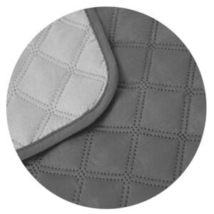 Cubre Sofá Bicolor Reversible 3 Plazas - Gris