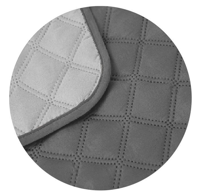 Cubre Sofá Bicolor Reversible 3 Plazas - Gris