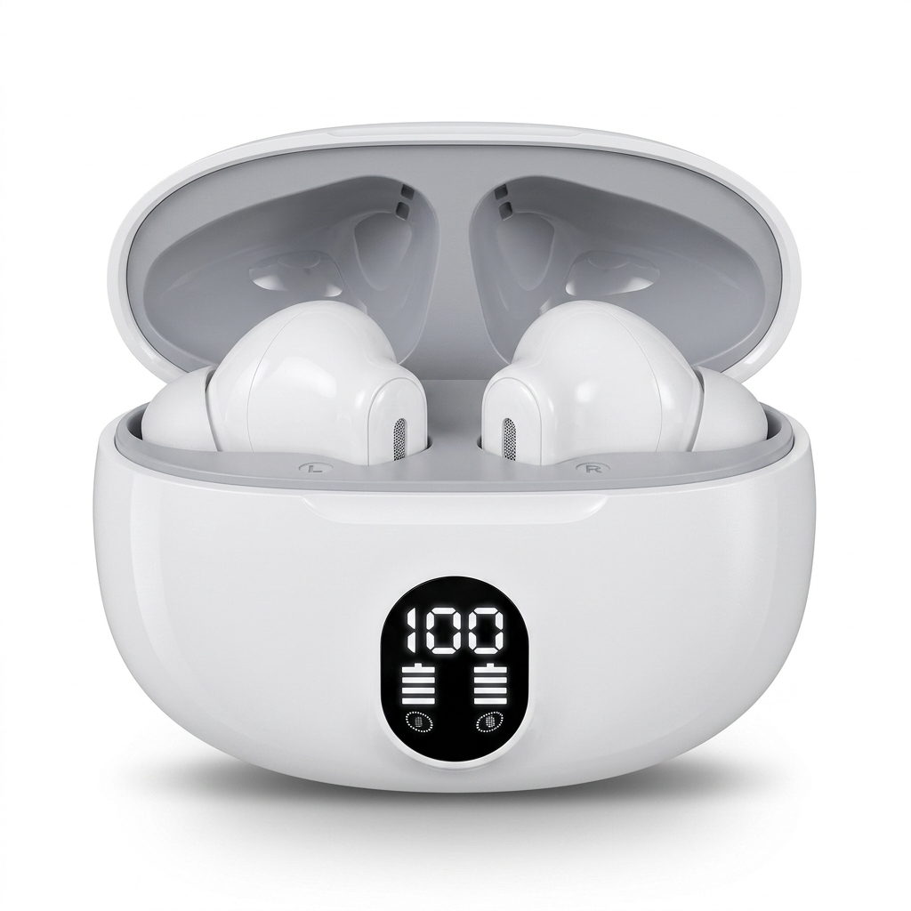 Auriculares Bluetooth con Pantalla LED