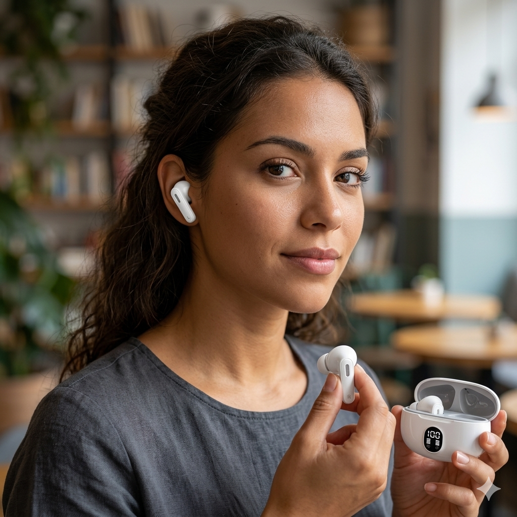 Auriculares Bluetooth con Pantalla LED