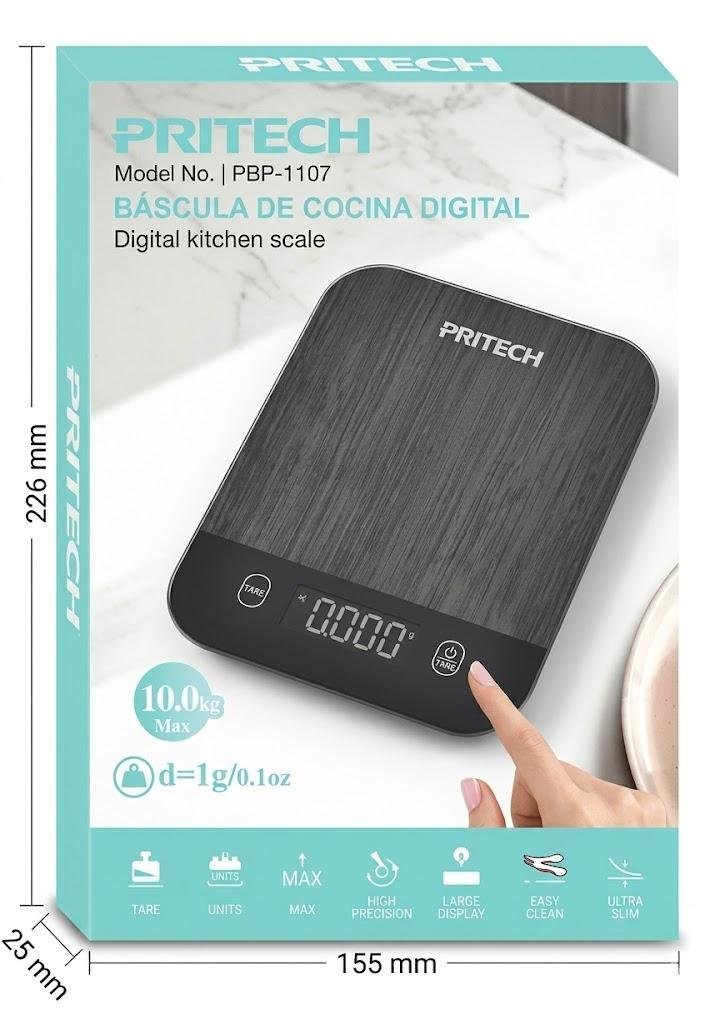 Báscula de Cocina Digital 10 Kilos