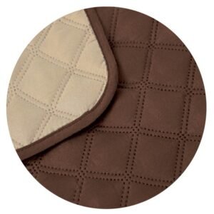 Cubre Sofá Bicolor Reversible 1 Plaza - Choco