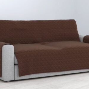 Cubre Sofá Bicolor Reversible 3 Plazas - Choco