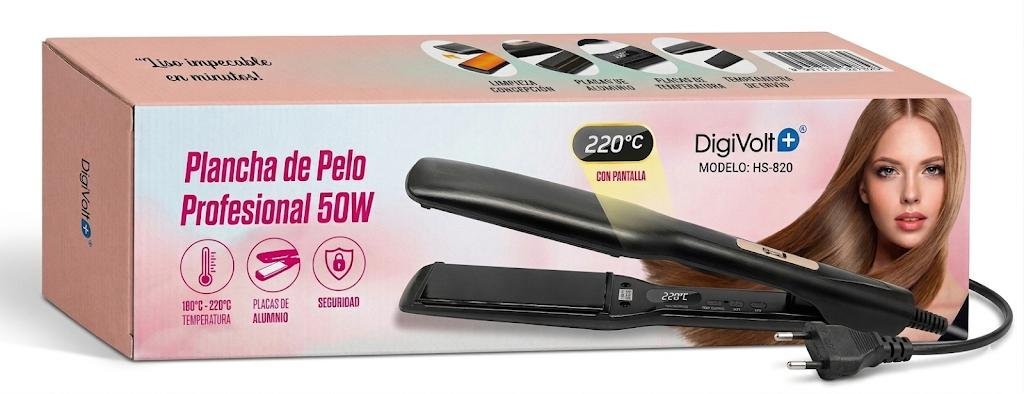 Plancha de Pelo Profesional 50W