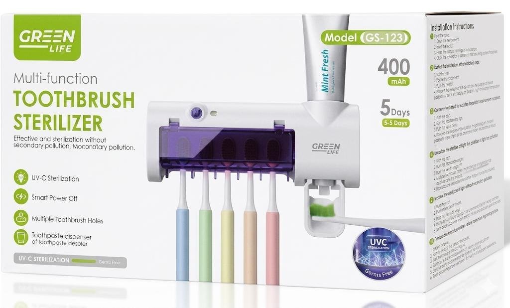 Esterilizador de Cepillos de Dientes Multifunción