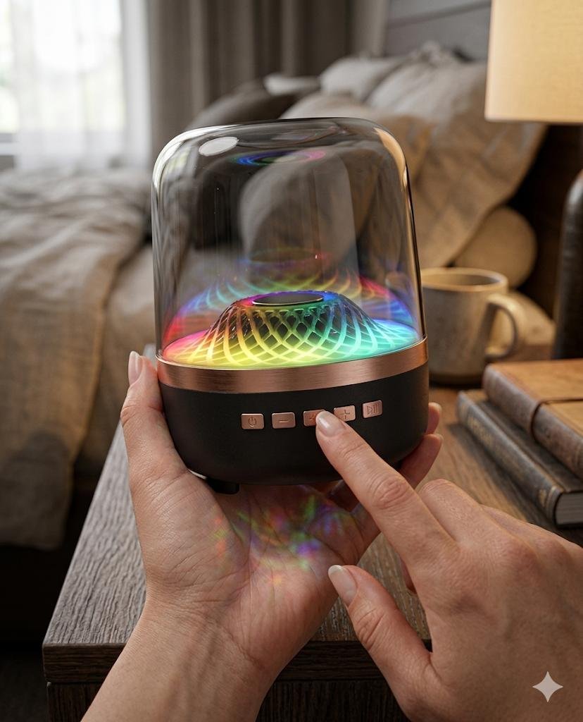 Altavoz Bluetooth Portátil con Luz RGB