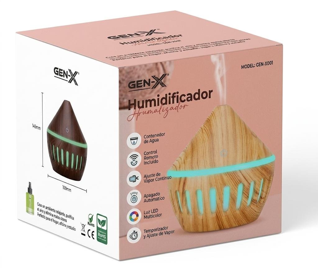 Humidificador y Difusor de Aromas Ultrasónico 300ML