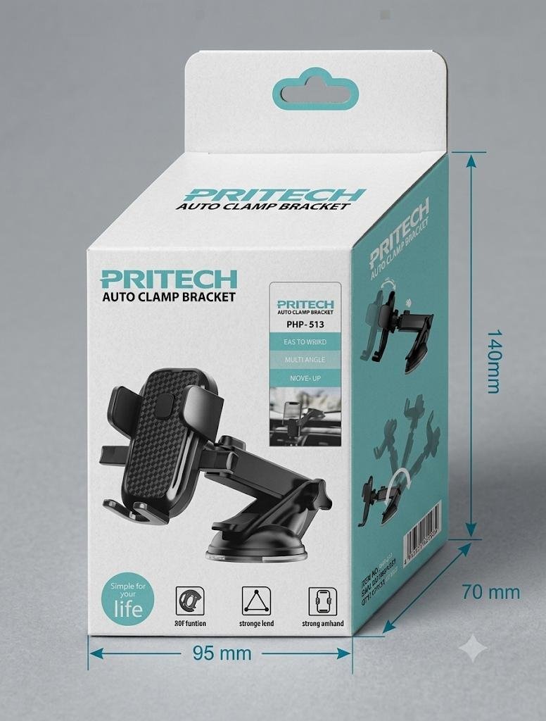 Soporte de Coche Automático con Ventosa
