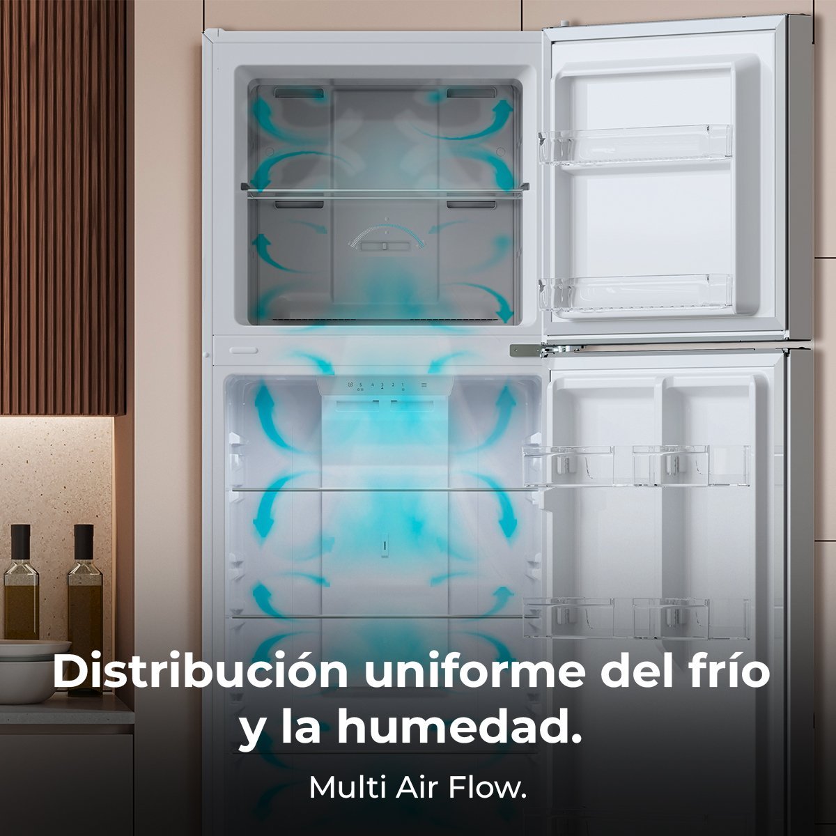 Frigorífico Bolero CoolMarket 2D 348 NF White E