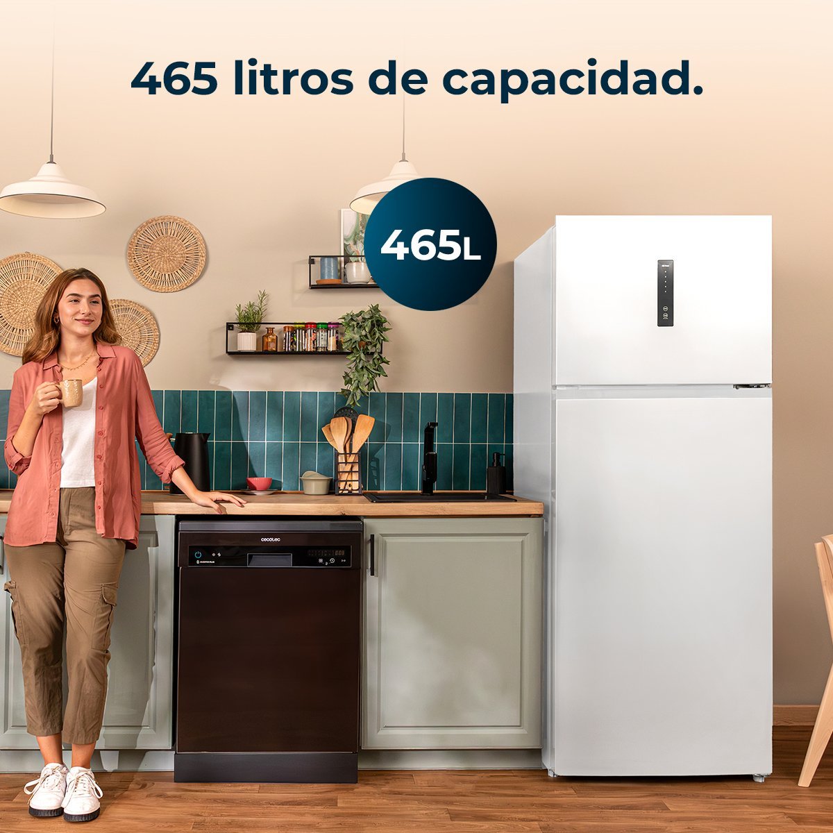 Frigorífico Bolero CoolMarket 2D 465 NF White E