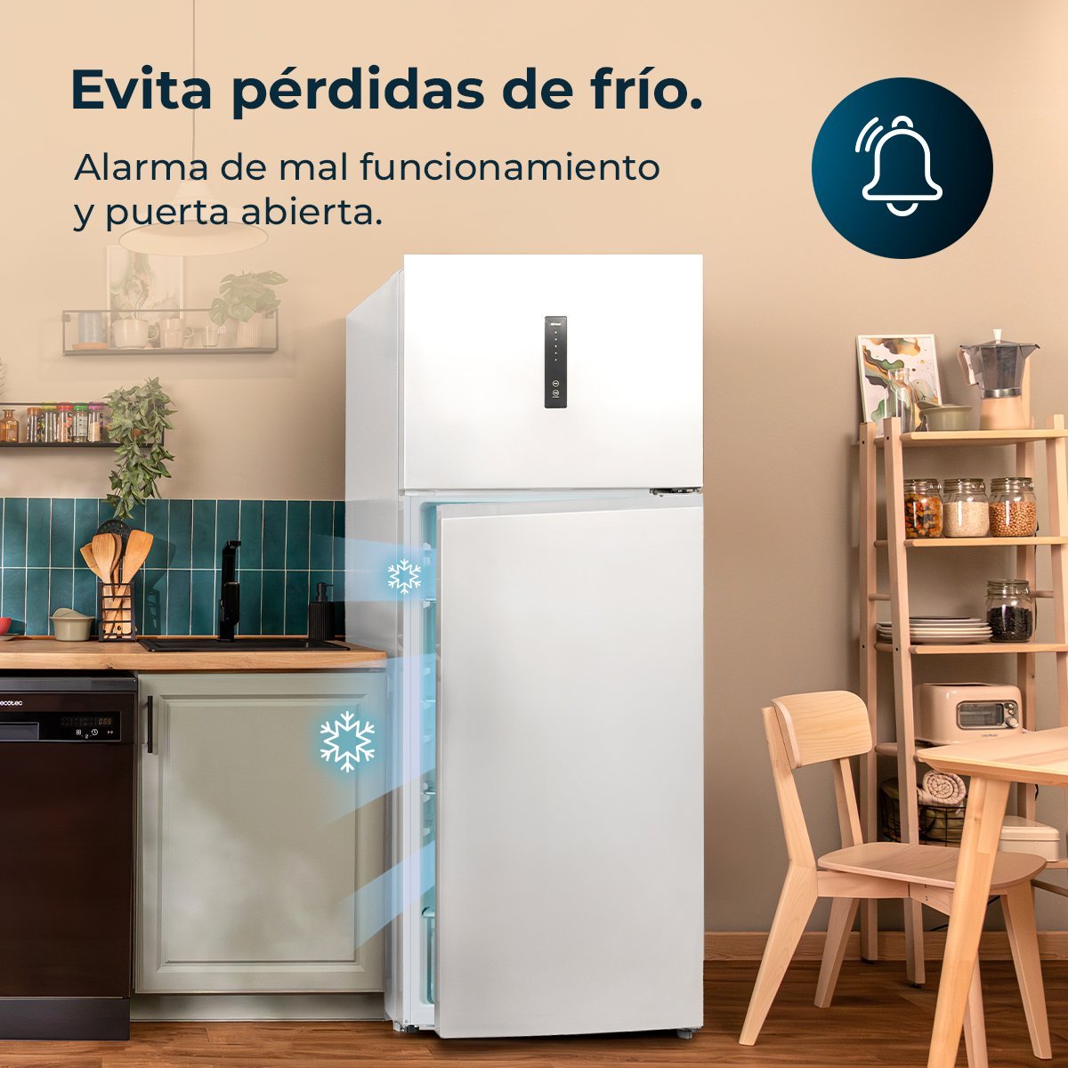 Frigorífico Bolero CoolMarket 2D 465 NF White E