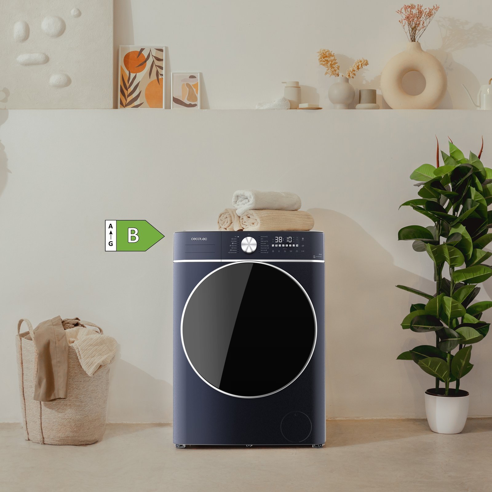 Lavadora Secadora 8kg Bolero Wash&Dry 8580 Inverter Titanium