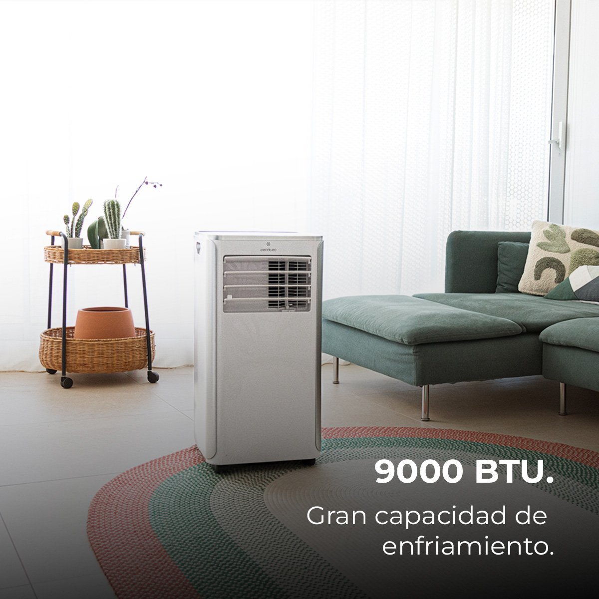 Aire Acondicionado Portátil de 9000 BTU ForceClima 9100