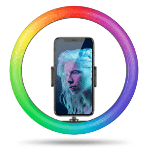 Aro de Luz LED RGB Profesional (14" / 35 cm) con Control Remoto