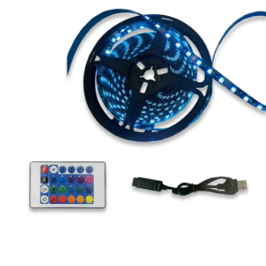 Tira de LED Multicolor 3 Metros, 180 LEDS con Conector USB