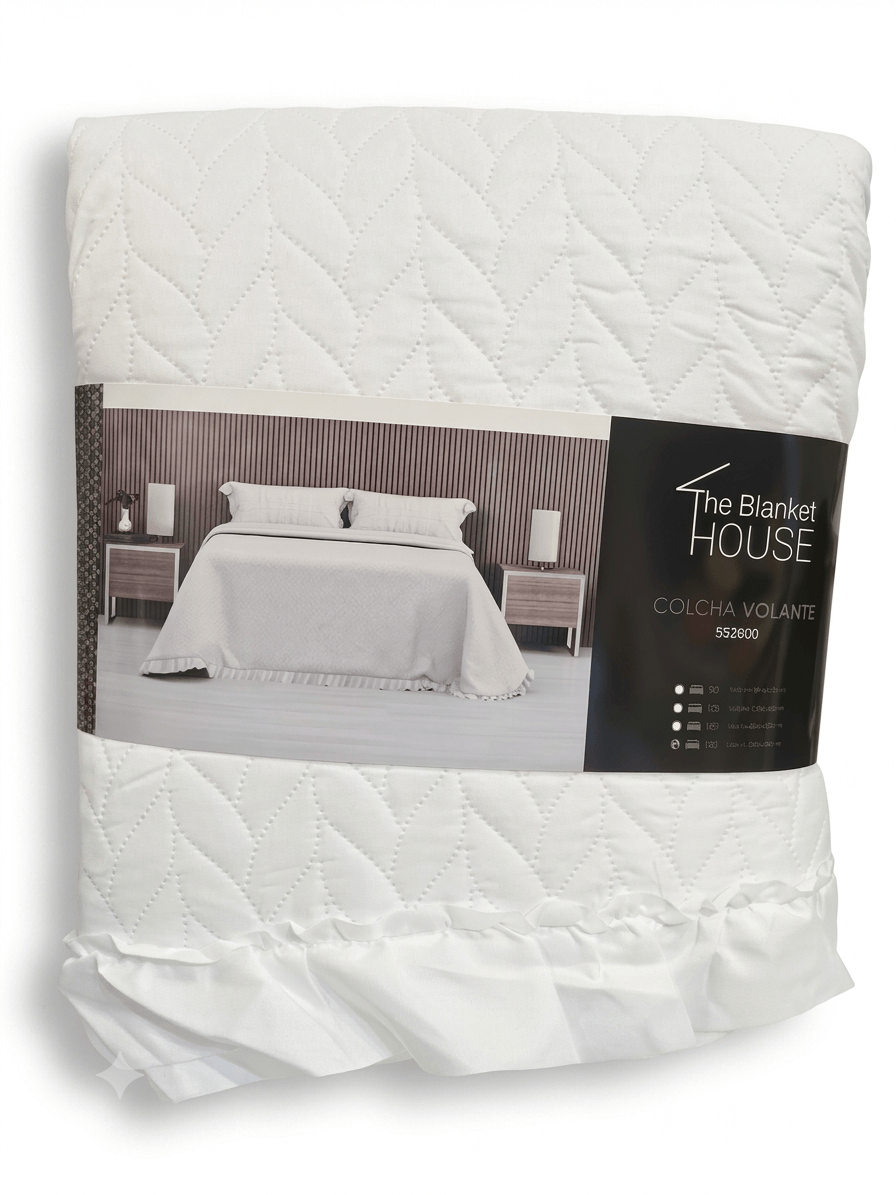 Colcha Volante Acolchada 135cm – The Blanket House