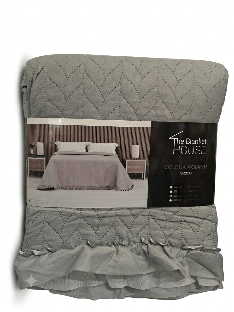 Colcha Volante Acolchada 150cm – The Blanket House