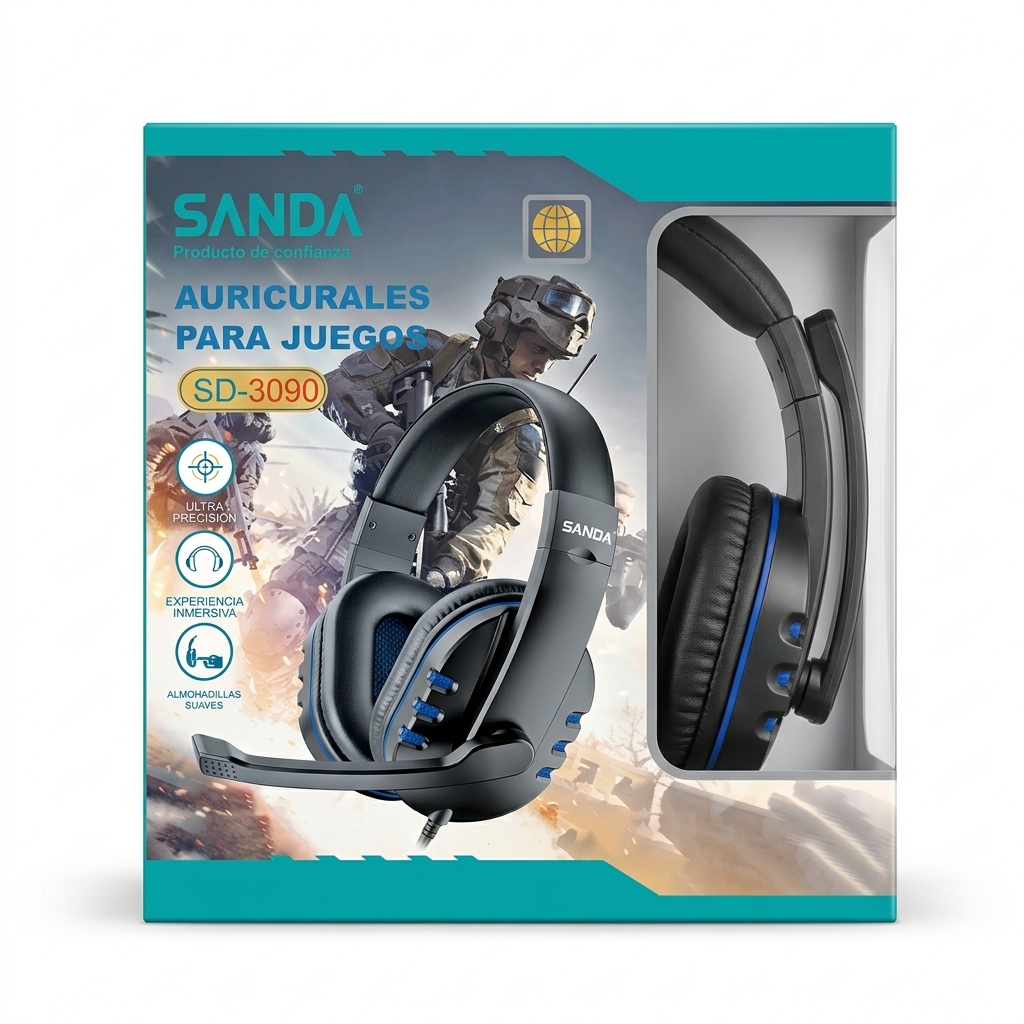 Auriculares Gaming Sanda SD-3090