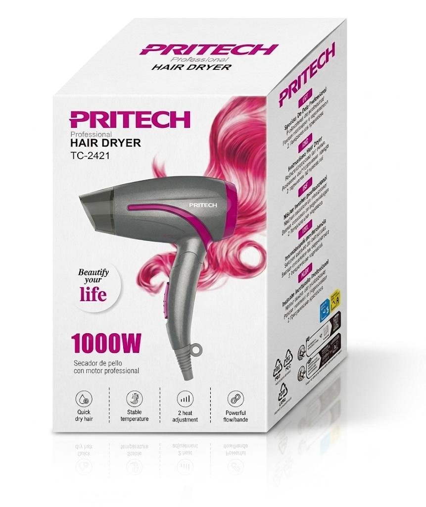 Secador de Pelo Plegable de Viaje 1000W