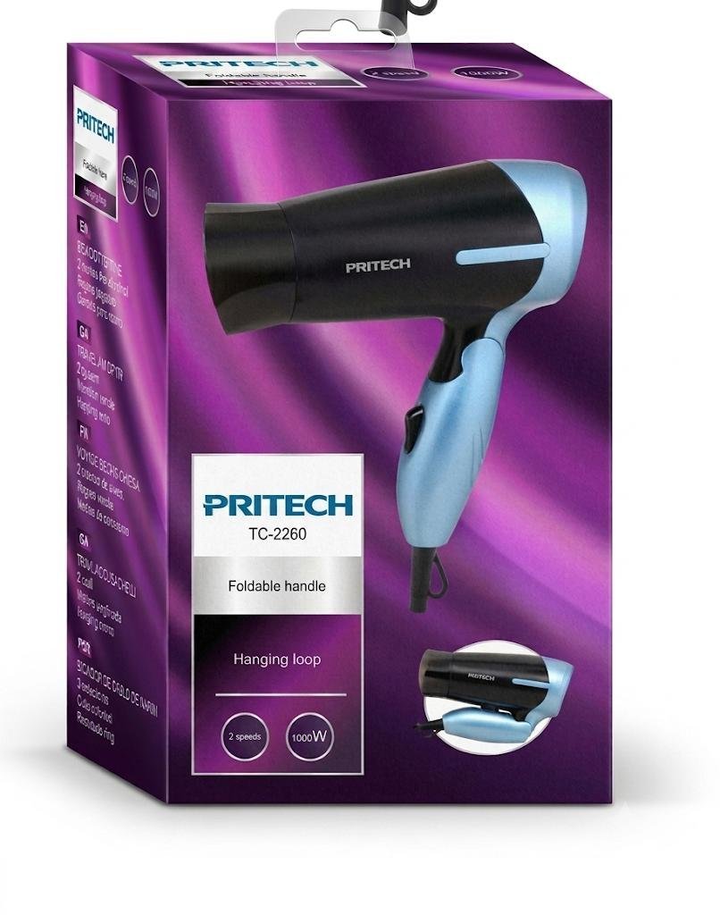 Secador de Pelo de Viaje 1000W