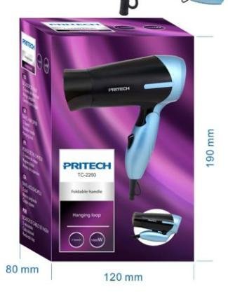 Secador de Pelo de Viaje 1000W