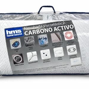 Almohada Viscoelástica Carbono Activo