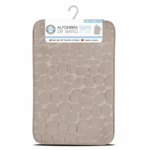 Alfombra de Baño Premium Efecto Piedra  Antideslizante