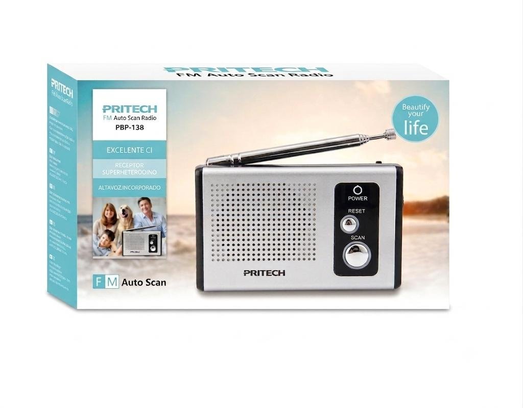 Radio Portátil FM Auto Scan