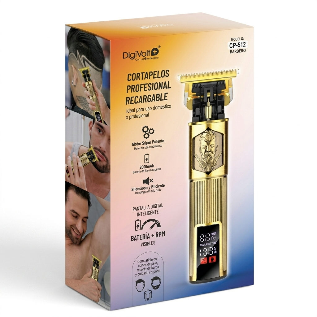 Cortapelos Perfiladora Profesional Recargable