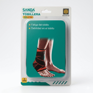Tobillera de Compresión Deportiva SANDA Soporte Ajustable 3D