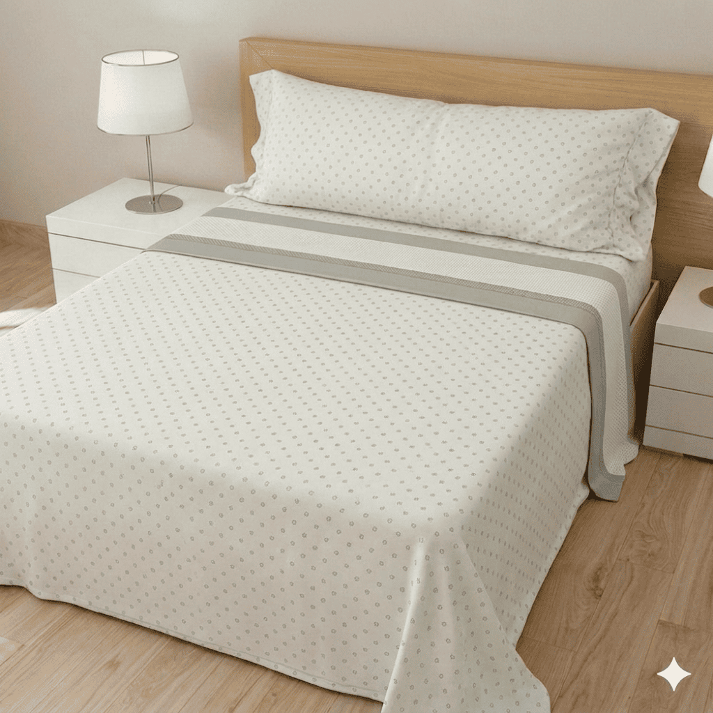 Juego de Sábanas 90cm Microfibra Tacto Algodón – Confort y Suavidad