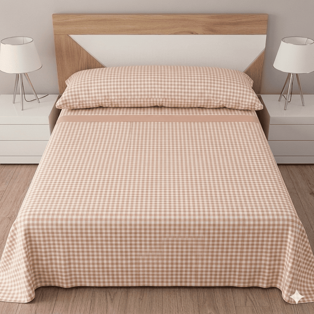 Juego de Sábanas 90cm Microfibra Tacto Algodón – Confort y Suavidad