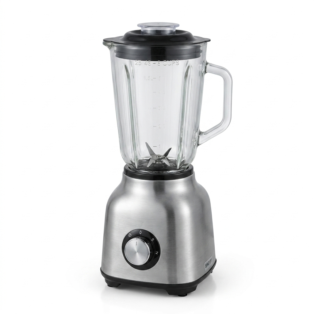 Batidora Licuadora de Jarra Cristal 500W