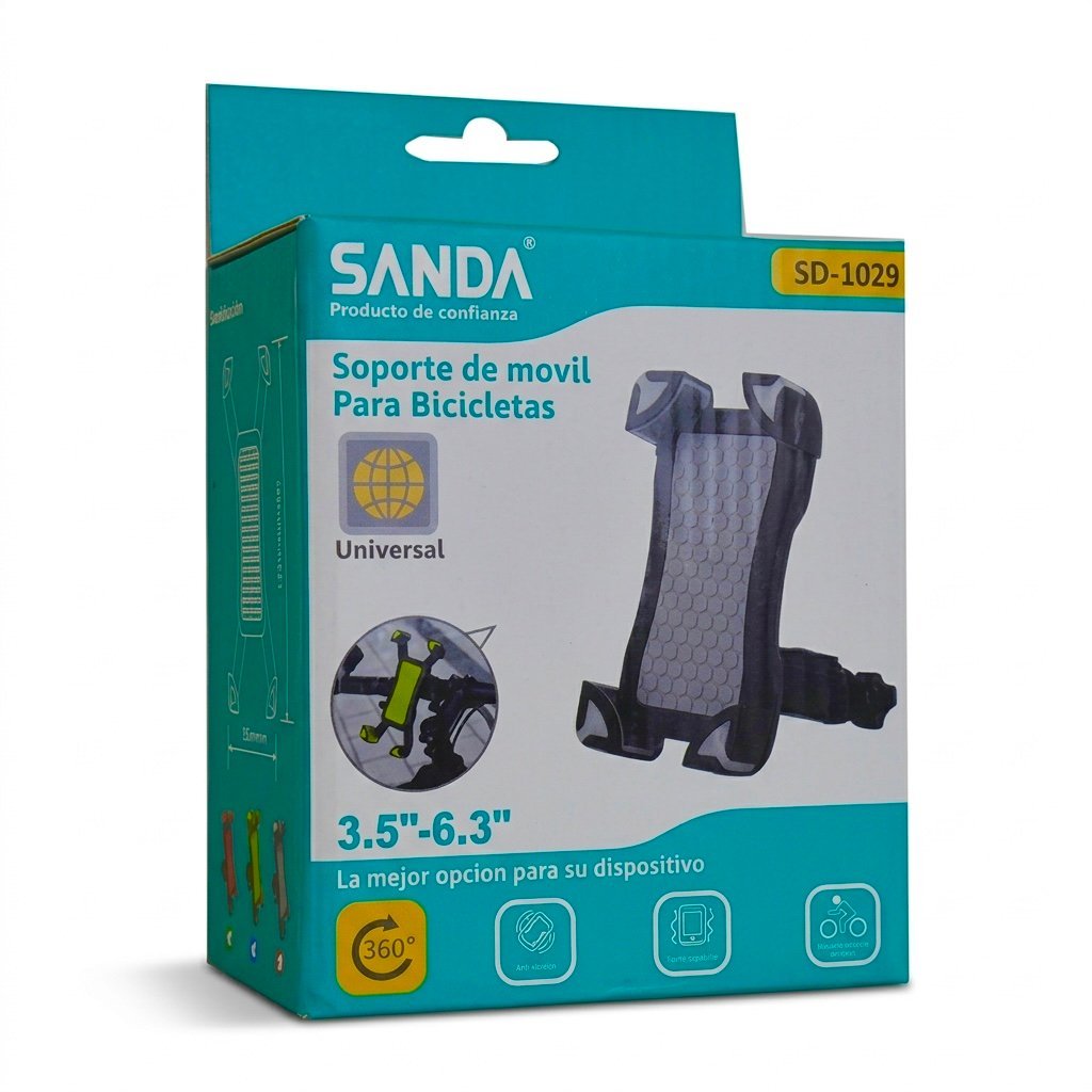 Soporte Universal para Bicicleta y Moto – Rotación 360°