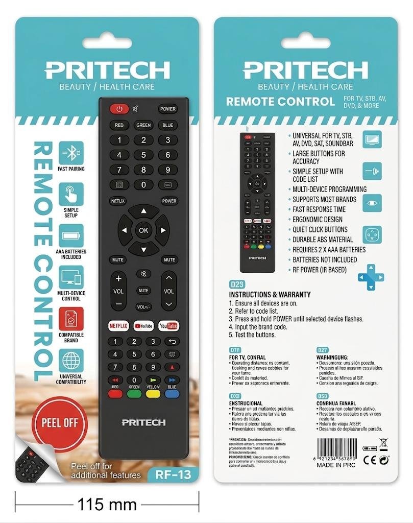 Mando TV para Smart TVs y televisores OKI